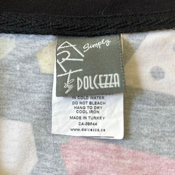 Simply Art by Dolcezza Abstract Dress color block paint XL graffiti DELK OMAHE - Picture 7 of 10